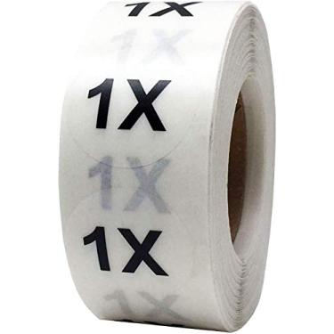 Imagem de Etiquetas de tamanho moderno redondas transparentes de 1,9 cm, 1x, 3/4" Circle