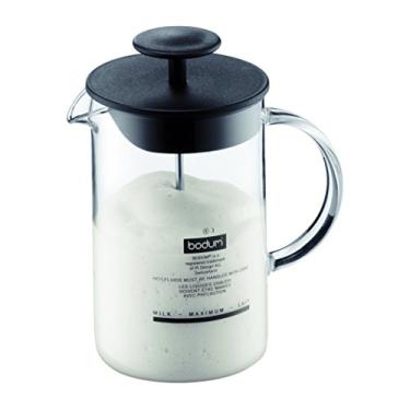 Imagem de Espumador de leite manual Bodum Latteo 1446-01US4, 236 ml, preto