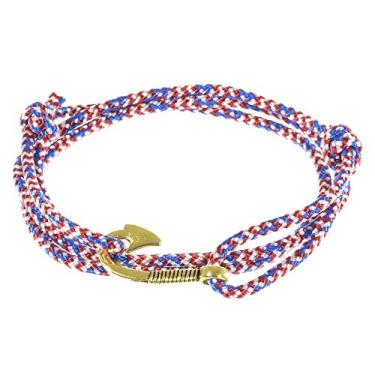 Imagem de West Coast Paracord — Pulseiras femininas ajustáveis com âncora náutica e anzol – Feito de corda de nylon