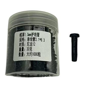 Imagem de Raquete de badminton Raquete Ilhós Ilhós Ilhós Proteção de tubo Preto Substituição Máquinas de amarrar Ferramentas para Tênis Acessório de amarrar, Tubo de fio único