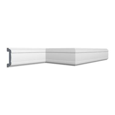 Imagem de Roda Meio Cw13 Perfil de Poliestireno Linha HomEstar - caixa com 6 Unidade - Branco