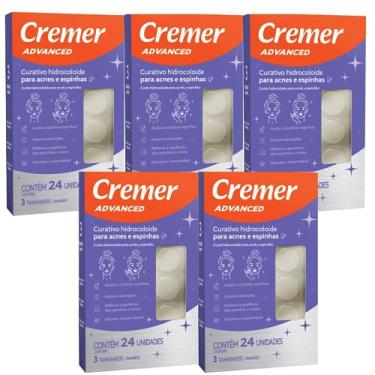 Imagem de Kit 5 Caixas Curativo Hidrocoloide P/Acnes E Espinhas Cremer
