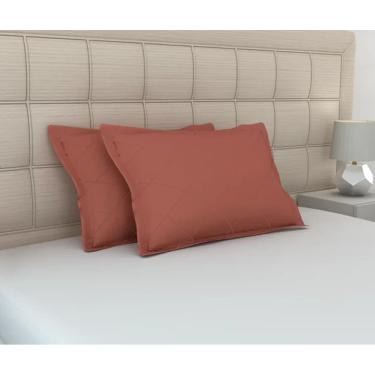 Imagem de Kit de Fronhas Matelassê Zono Enxovais 2 peças em Malha 100% Algodão Coralina