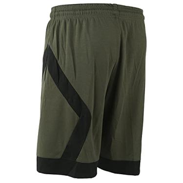 Imagem de Shorts de ginástica, shorts de corrida escondem bolso verde para corrida(XXL)