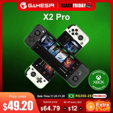 GameSir Controle de jogos X2 Pro-Xbox Mobile para Android tipo C (100-179  mm), controle de telefone para xCloud, Stadia, Luna - 1 mês Xbox Game Pass