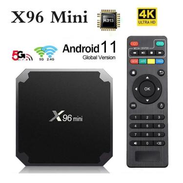 X96 mini X96mini Smart TV BOX Android 11.1 2GB/16GB TVBOX X 96 mini Amlogic  S905L H.265 4K 2.4GHz WiFi Media Player Set Top Box