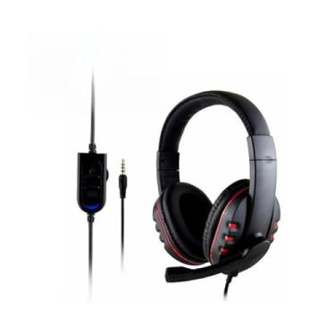 Imagem de Fone de Ouvido Headfone Gamer Leboss c/Microfone, P2 Vermelho