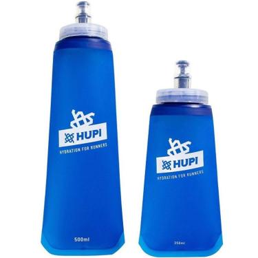 Imagem de Kit 2 Garrafas Dobravel SOFT FLASK Hupi 350/500ML Bike Corri COR Azul