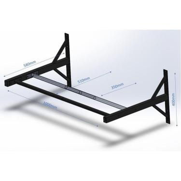 Imagem de Barra Fixa De Teto De Parede Crossfit Pull-Up Musculação