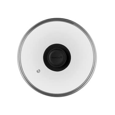 Imagem de Tampa de Vidro Multiflon com Pomel Preto - 20cm de Diâmetro