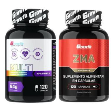 Imagem de Multivitaminico 120 Caps + Zma 120 Caps Growth Supplements