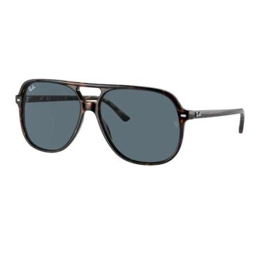 Imagem de Óculos Solar Ray Ban Bill Rb2198 902/r5 56  Brilho Havana Lente Azul-Masculino