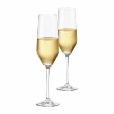 Imagem de Jogo De Taças De Cristal Para Champagne Elegance 260ml 2 Pcs - Ruvolo