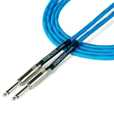 Imagem de Cabo Instrumentos P10/P10 4,57m Santo Angelo Neon Blue