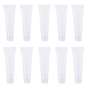 Imagem de Wowlife Caixa de maquiagem de tubos macios de 8 ml para mini brilho labial vazio (20 peças) da Wowlife