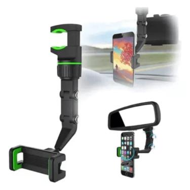Imagem de Suporte Celular Veicular Carro Rotação 360° P/ Retrovisor