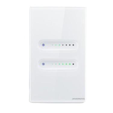 Imagem de Interruptor Inteligente Dimmer 2 Botões Deslizante Touch Wifi Novadigital (Branco)