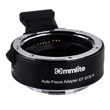 Imagem de Commlite Adaptador de lente CM-EF-EOS R, adaptador eletrônico de montagem EF para R para lente Canon EF/EF-S para câmeras EOS R, EOS RP, EOS R6, EOS R5 Series mirrorless