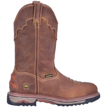 Imagem de Bota masculina Dan Post Boot Company Journeyman Ct Western, Saddle Tan, 15 Wide