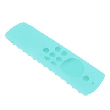Imagem de Capa Protetora Remota de Silicone Lavável Capa de Controle Remoto Protetor Remoto à Prova de Choque para Fire TV Stick Lite Preto Lavável Leve à Prova de Choque Garante Capa