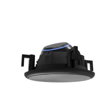 Imagem de Splin Suporte Stand De Teto de Embutir para Amazon Alexa Speaker para Echo Dot 5 ou 4 e HomePod Mini | Linha Pro | acabamento em Metal | Modelo Clássico (preto)