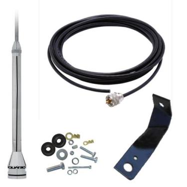 Imagem de Antena Aquário Px Maria Mole Radio Amador 2,70 Metros Prolongador Inox