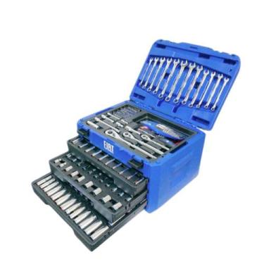 Imagem de Caixa Kit Ferramentas Cromo Vanadio 270 Peças Legione 270 Fiat