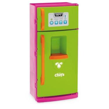 Imagem de Geladeira Little Chefs Infantil Cozinha Usual Brinquedos