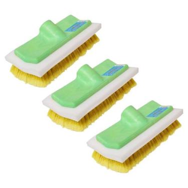 Imagem de Vassoura Lava Ônibus Nylon Com Espuma Rosca 28mm - 3 Peças - Odim