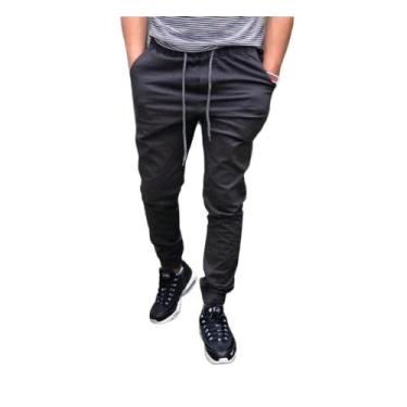 Imagem de CALÇA JOGGER  jeans masculina  jeans rasgado destroyed - EMPORIUM BLAC