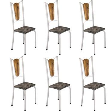 Imagem de Kit 6 Cadeiras Tubulares Júlia - Soma Móveis