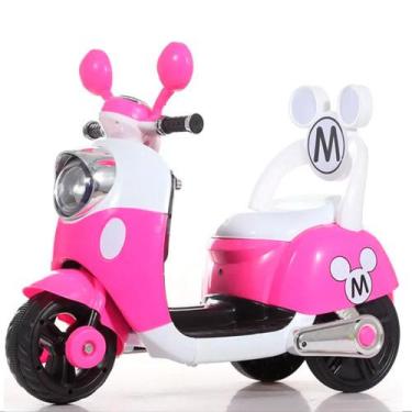 Imagem de Moto Motinho Triciclo Elétrico Infantil Mini Crianças Mickey Mouse Dis