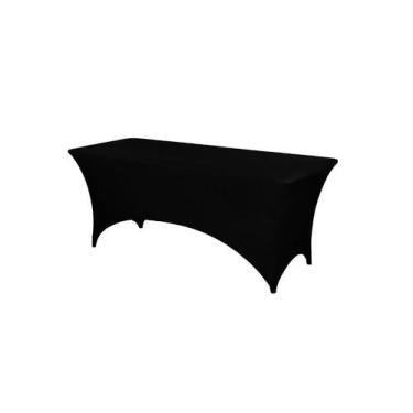 Imagem de Capa para Mesa Dobravel 183x76cm Preto - Klimber