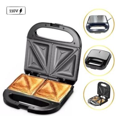 Imagem de Sanduicheira Inox 110V: lanches com praticidade! - Vijodi, 110V
