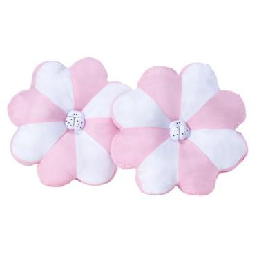 Imagem de 2 Almofadas De Flor Decoração - Gabi Flor Confecções, Rosa