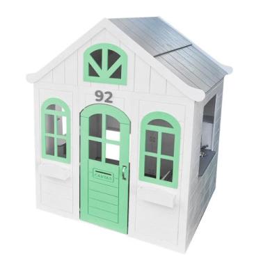 Imagem de Casinha De Madeira Infantil Encanto - Eita Casa Perfeita, Verde claro
