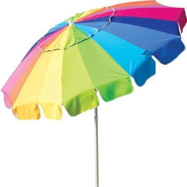 Imagem de Guarda-sol Mor Rainbow 220cm - Colorido 3731 Praia Camping, Colorido