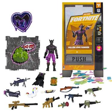 Imagem de Fortnite Vending Machine - Features 4 Inch Fallen Love Ranger Collectible Action Figure, Includes 9 Weapons, 4 Back Bling, and 4 Building Material Pieces