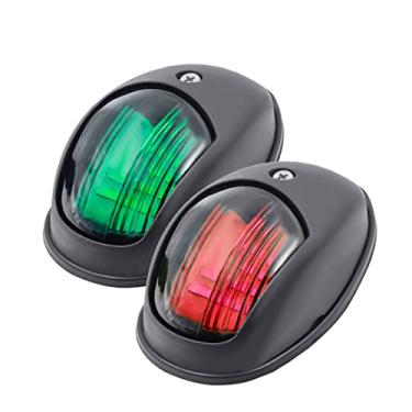 Imagem de Acelane Luzes de navegação para barcos de LED, luzes laterais vermelhas e verdes, 12 V, IP65, à prova d'água, acessórios para barcos marinhos para pontão, skeeter, barco elétrico, barco de pesca, esqui