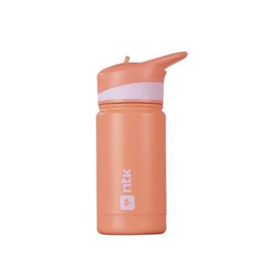 Imagem de Garrafa Térmica Kids Escolar  Aço Inoxidável 350ml - NAUTIKA, Laranjad