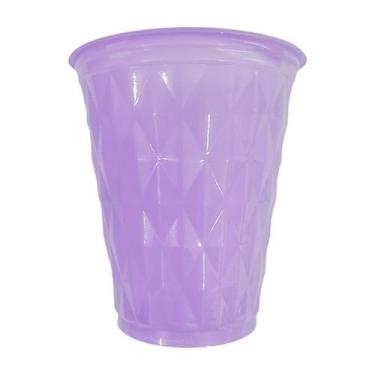 Imagem de Copo Descartável Diamante Tons Variados 180ml - 40 Unidades - Forfest,
