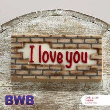 Imagem de Forma de Acetato Tablete I Love You Especial Cód. 10166 BWB