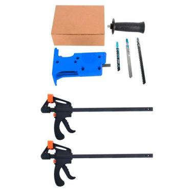 Imagem de Kit 2 Grampos de Aperto Rápido 12Pol. + Adaptador Tico-Tico - CHARBS