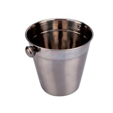 Imagem de Balde de Gelo s/Tampa Aço Inox Open Bar Prata 1,25L Dynasty