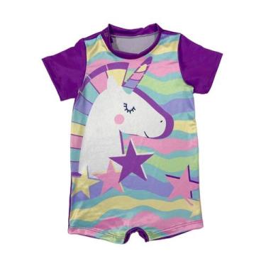 Imagem de Roupa De Banho Infantil Macaquinho Proteção Solar Bebê - Fofotinhos, U