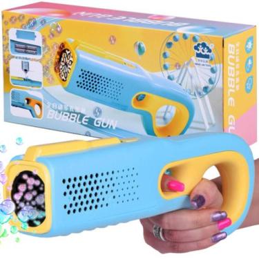 Imagem de Mini bazuca bolha de sabão para festa bubble gum ref dfxl2550, Azul