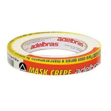 Imagem de Fita Crepe 18mm x 50m Mask 710 - Adelbras