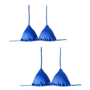 Imagem de Kit com 2 Biquíni cortininha avulso com bojo top Parte de cima do biqu