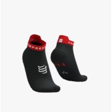 Imagem de Meia de Compressão Para Corrida Cano Curto - Run Lo V4 Preta - COMPRES