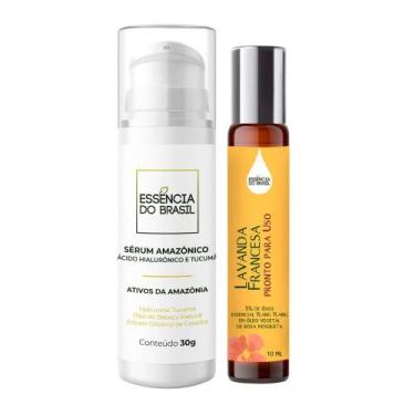 Imagem de Kit Relaxamento Noturno: Sérum Hialurônico + Óleo Lavanda - Essência d